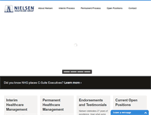 Tablet Screenshot of nielsenhealthcare.com